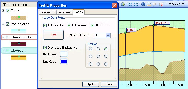 Profile properties